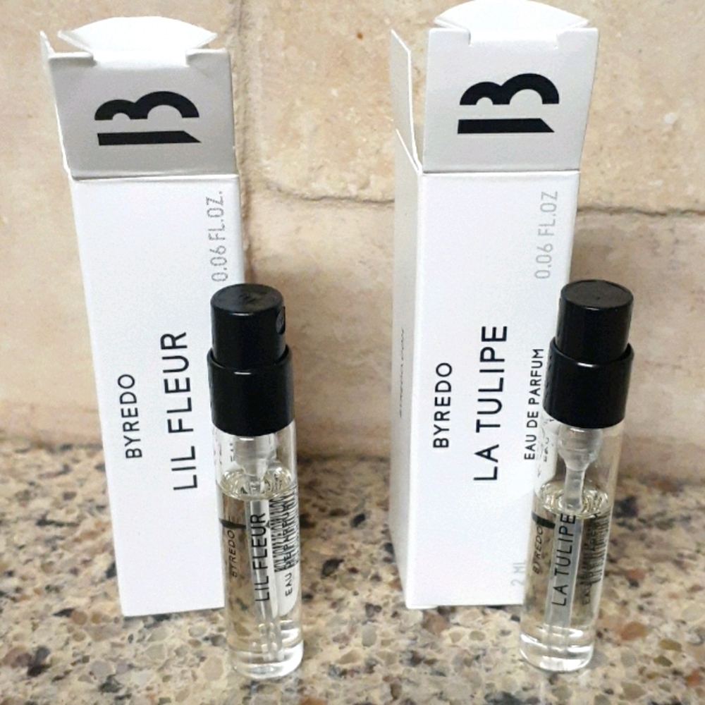 Byredo La Tulipe and Lil Fleur Samples